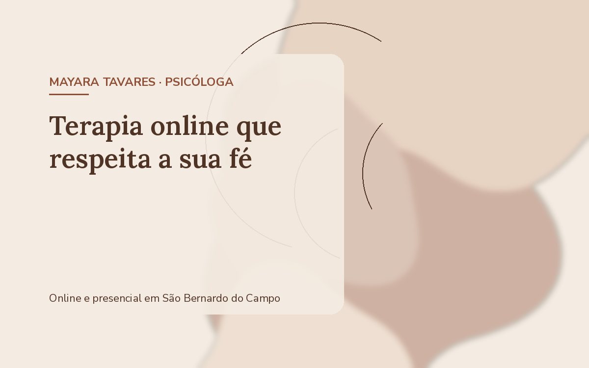 Terapia online que respeita a sua fé