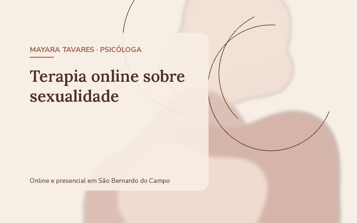 Terapia online sobre sexualidade