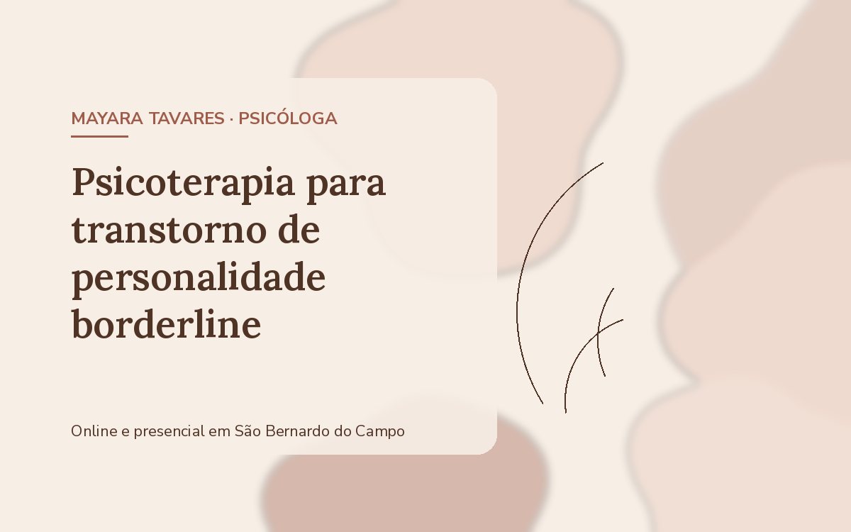 Psicoterapia para transtorno de personalidade borderline